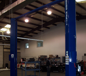 Two-Post Car Lift Install For Petty Enterprises 3