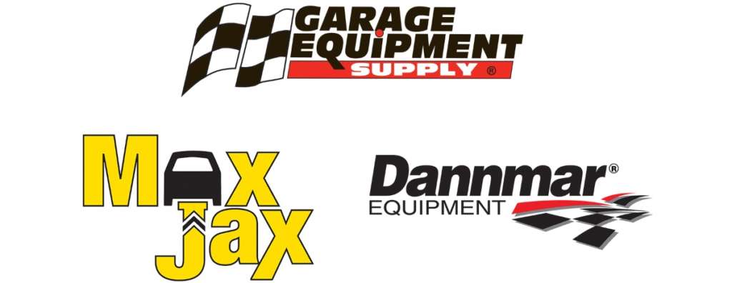 Garage Equipment Supply, MaxJax and Dannmar Logos
